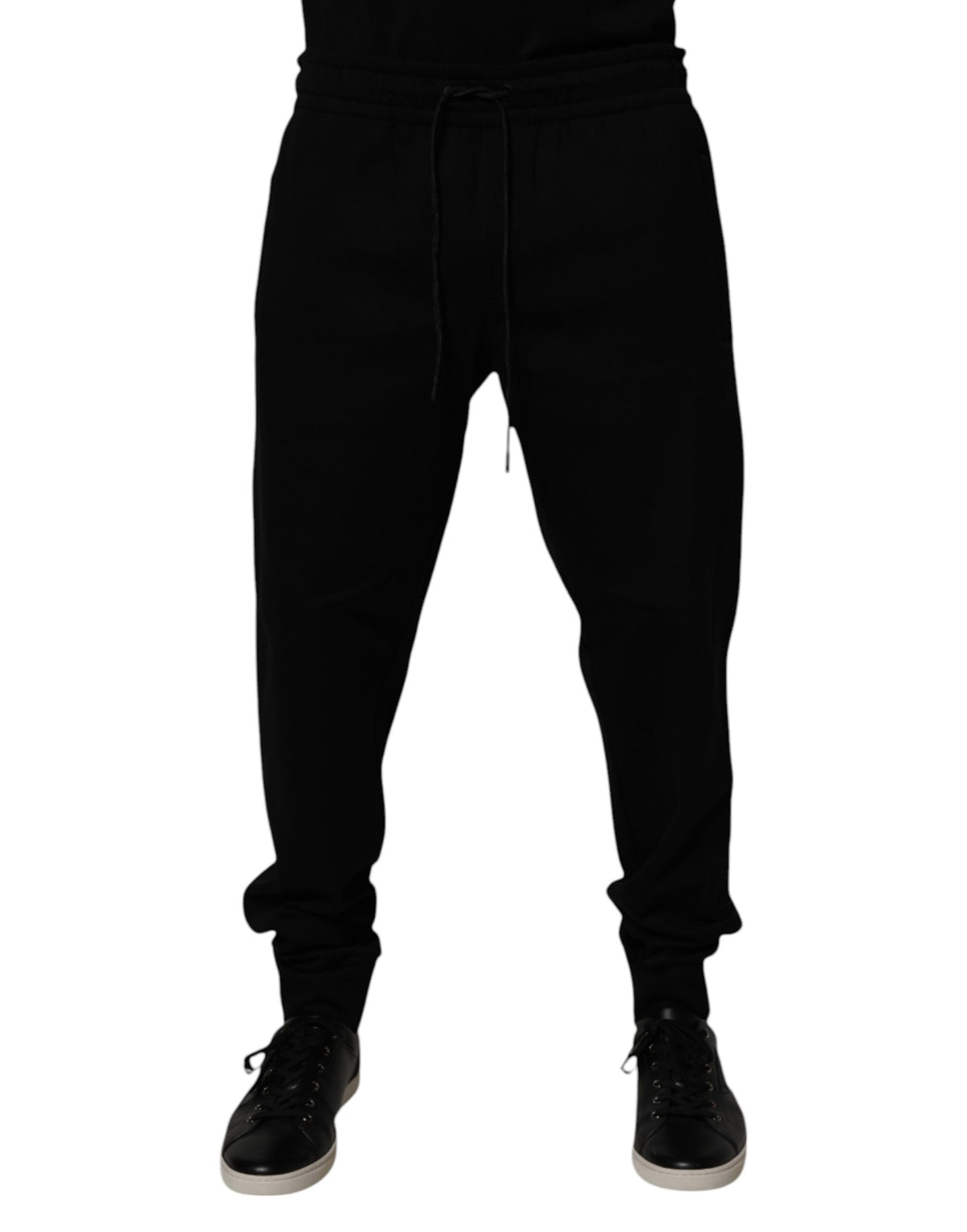 Dolce & Gabbana Black Cotton Blend Jogger Sweatpants Pants -   -  Dolce & Gabbana.
