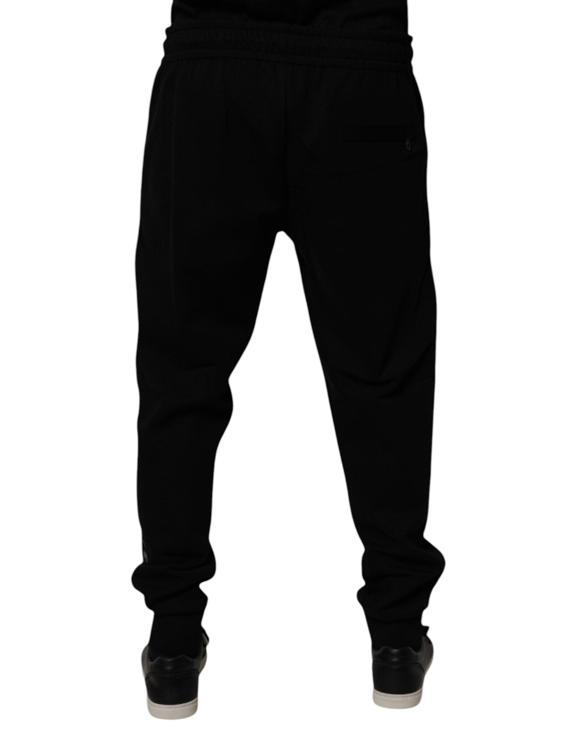 Dolce & Gabbana Black Cotton Blend Jogger Sweatpants Pants -   -  Dolce & Gabbana. Dolce & Gabbana Black Cotton Blend Jogger Sweatpants Pants -   -  Dolce & Gabbana.