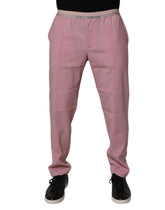 Dolce & Gabbana Pink Cotton Stretch Chino Pants -   -  Dolce & Gabbana.