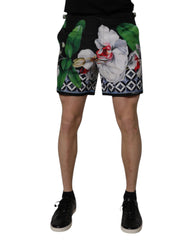 Dolce & Gabbana Multicolor Floral Polyester Men Bermuda Shorts -   -  Dolce & Gabbana.