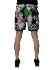 Dolce & Gabbana Multicolor Floral Polyester Men Bermuda Shorts -   -  Dolce & Gabbana.