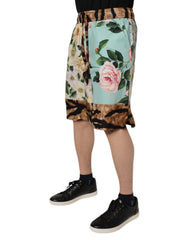 Dolce & Gabbana Multicolor Floral Print Men Bermuda Shorts -   -  Dolce & Gabbana.