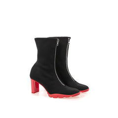 Alexander McQueen Black Neoprene Boot -   -  Alexander McQueen.