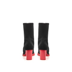 Alexander McQueen Black Neoprene Boot -   -  Alexander McQueen.
