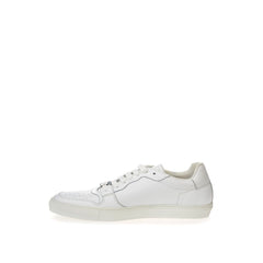Roberto Cavalli White Leather Sneakers Luxe Footwear -   -  Roberto Cavalli.