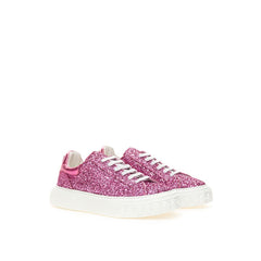 Casadei Fuchsia Elegance Leather Sneakers -   -  Casadei.
