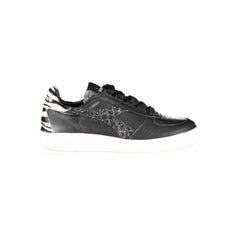 Diadora Black Leather Womens Sneaker -   -  Diadora.