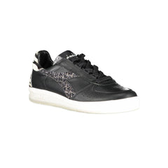Diadora Black Leather Womens Sneaker -   -  Diadora.