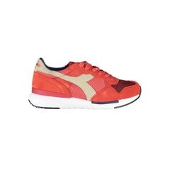 Diadora Red Leather Women Sneaker -   -  Diadora.