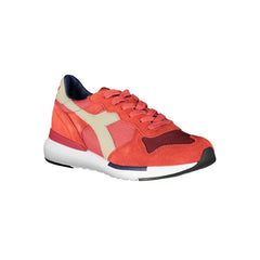 Diadora Red Leather Women Sneaker -   -  Diadora.
