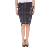 Datch Blue Polyester Skirt -   -  Datch.