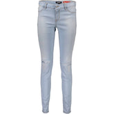 Just Cavalli Light Blue Cotton Women Jeans -   -  Just Cavalli.