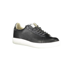 Diadora Black Leather Women Sneaker -   -  Diadora.