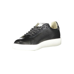 Diadora Black Leather Women Sneaker -   -  Diadora.