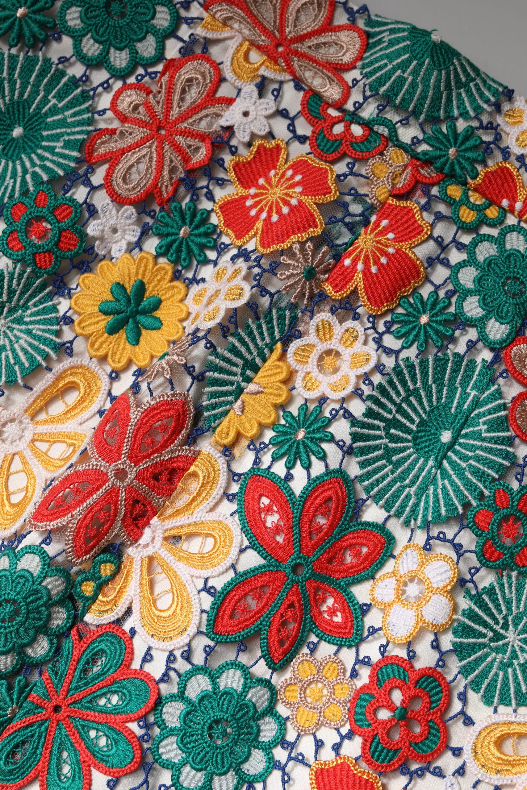 Dolce & Gabbana Multicolor Floral Lace High Waist Mini Skirt -   -  Dolce & Gabbana. Dolce & Gabbana Multicolor Floral Lace High Waist Mini Skirt -   -  Dolce & Gabbana.