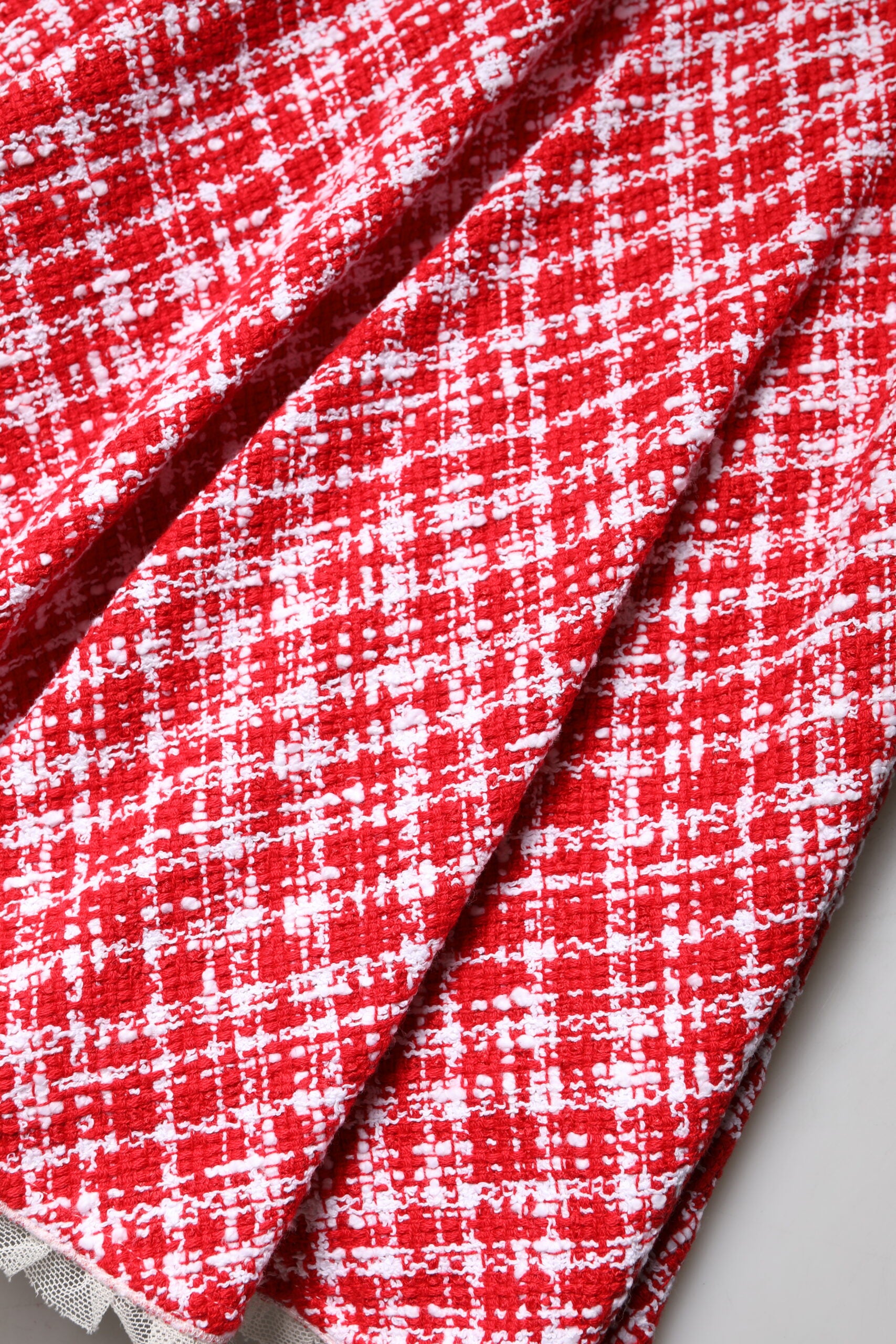 Dolce & Gabbana Red White High Waist A-line Above Knee Skirt -   -  Dolce & Gabbana. Dolce & Gabbana Red White High Waist A-line Above Knee Skirt -   -  Dolce & Gabbana.