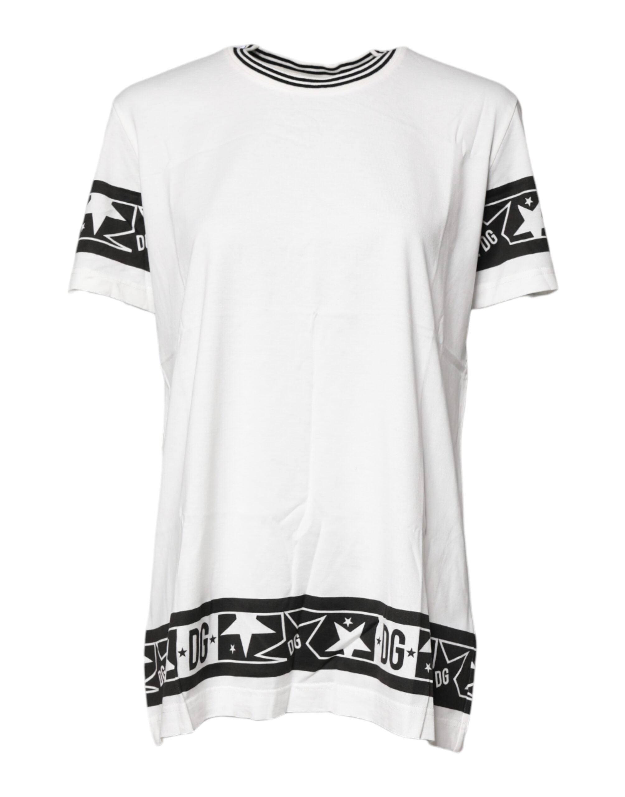 Dolce & Gabbana White #DGMillennials Cotton Crewneck T-shirt -   -  Dolce & Gabbana.