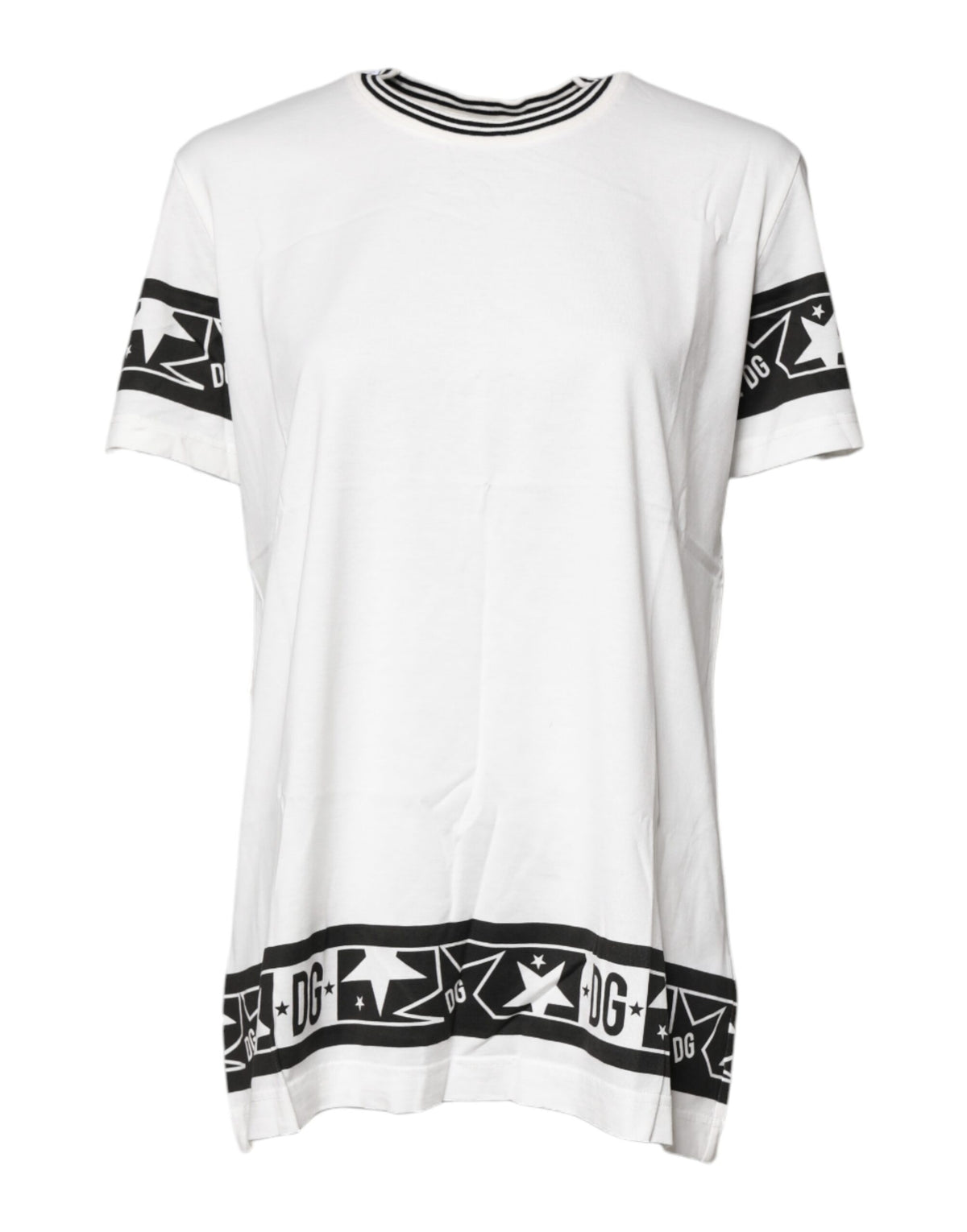 Dolce & Gabbana White #DGMillennials Cotton Crewneck T-shirt -   -  Dolce & Gabbana.