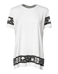 Dolce & Gabbana White #DGMillennials Cotton Crewneck T-shirt -   -  Dolce & Gabbana.