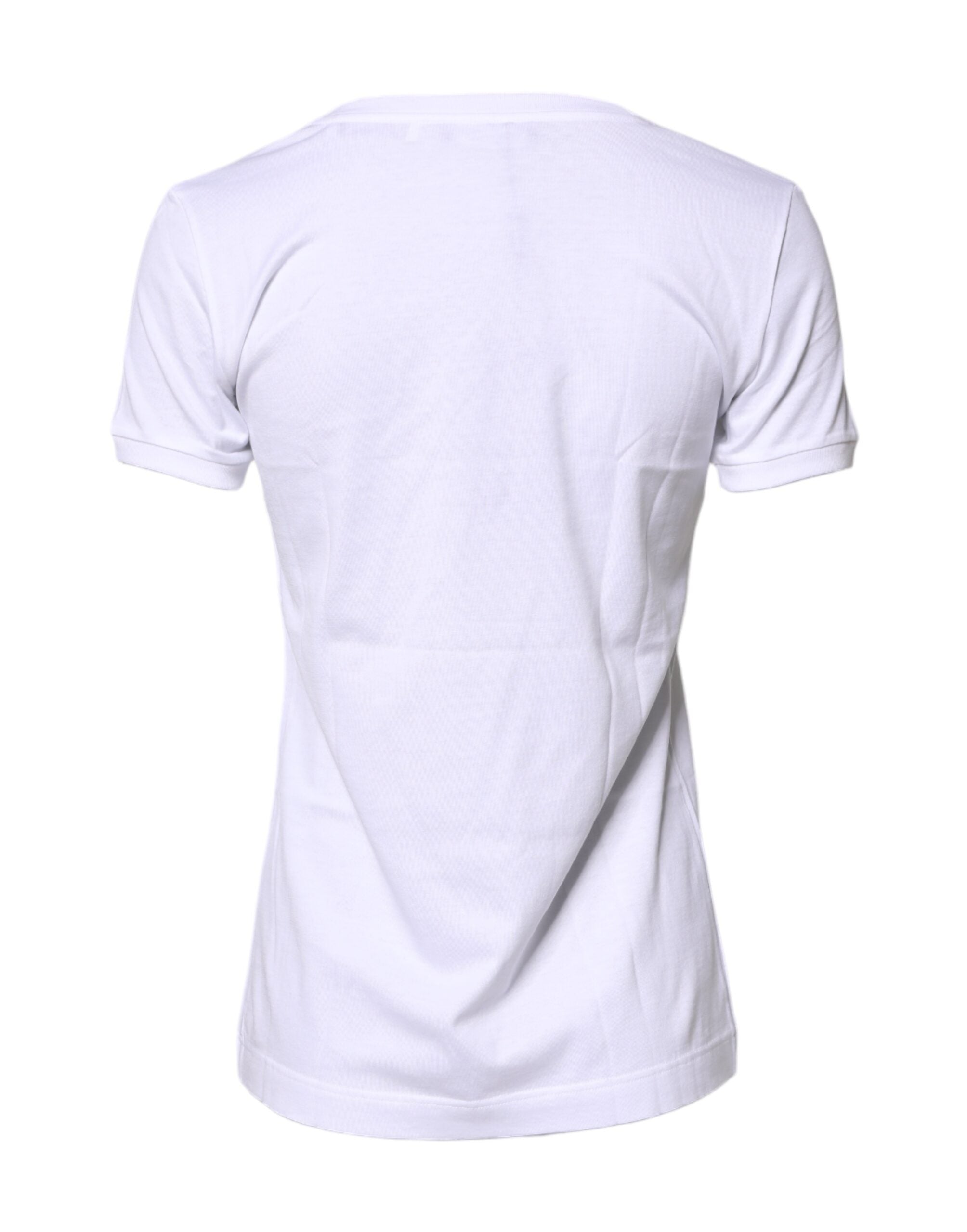 Dolce & Gabbana White #DGFamily Cotton Crew Neck T-shirt -   -  Dolce & Gabbana. Dolce & Gabbana White #DGFamily Cotton Crew Neck T-shirt -   -  Dolce & Gabbana.
