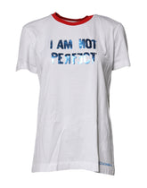 Dolce & Gabbana White Graphic Print Cotton Crew Neck T-shirt -   -  Dolce & Gabbana.