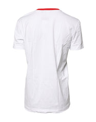 Dolce & Gabbana White Graphic Print Cotton Crew Neck T-shirt -   -  Dolce & Gabbana.