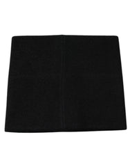Dolce & Gabbana Black Cashmere DG Logo Square Handkerchief Scarf -   -  Dolce & Gabbana.
