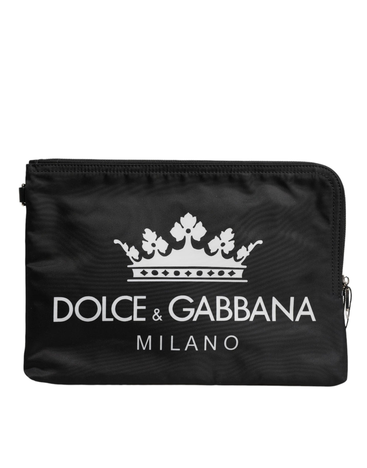 Dolce & Gabbana Black DG Milano Print Nylon Pouch Clutch Bag -   -  Dolce & Gabbana.