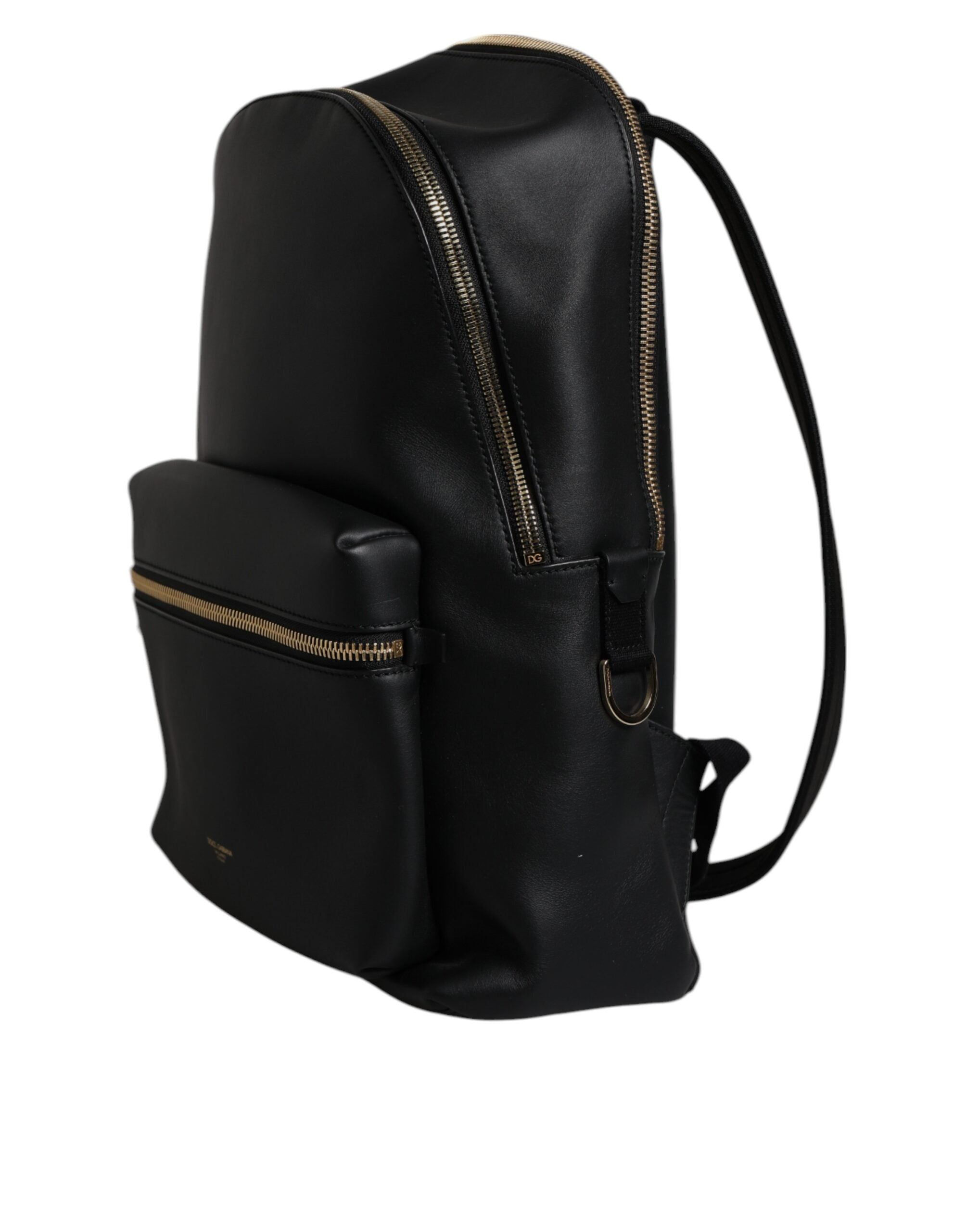 Dolce & Gabbana Black DG Leather Logo Print Travel Back Pack Bag -   -  Dolce & Gabbana. Dolce & Gabbana Black DG Leather Logo Print Travel Back Pack Bag -   -  Dolce & Gabbana.