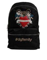 Dolce & Gabbana Black Nylon #DGFAMILY Embellished Backpack VULCANO Bag -   -  Dolce & Gabbana.