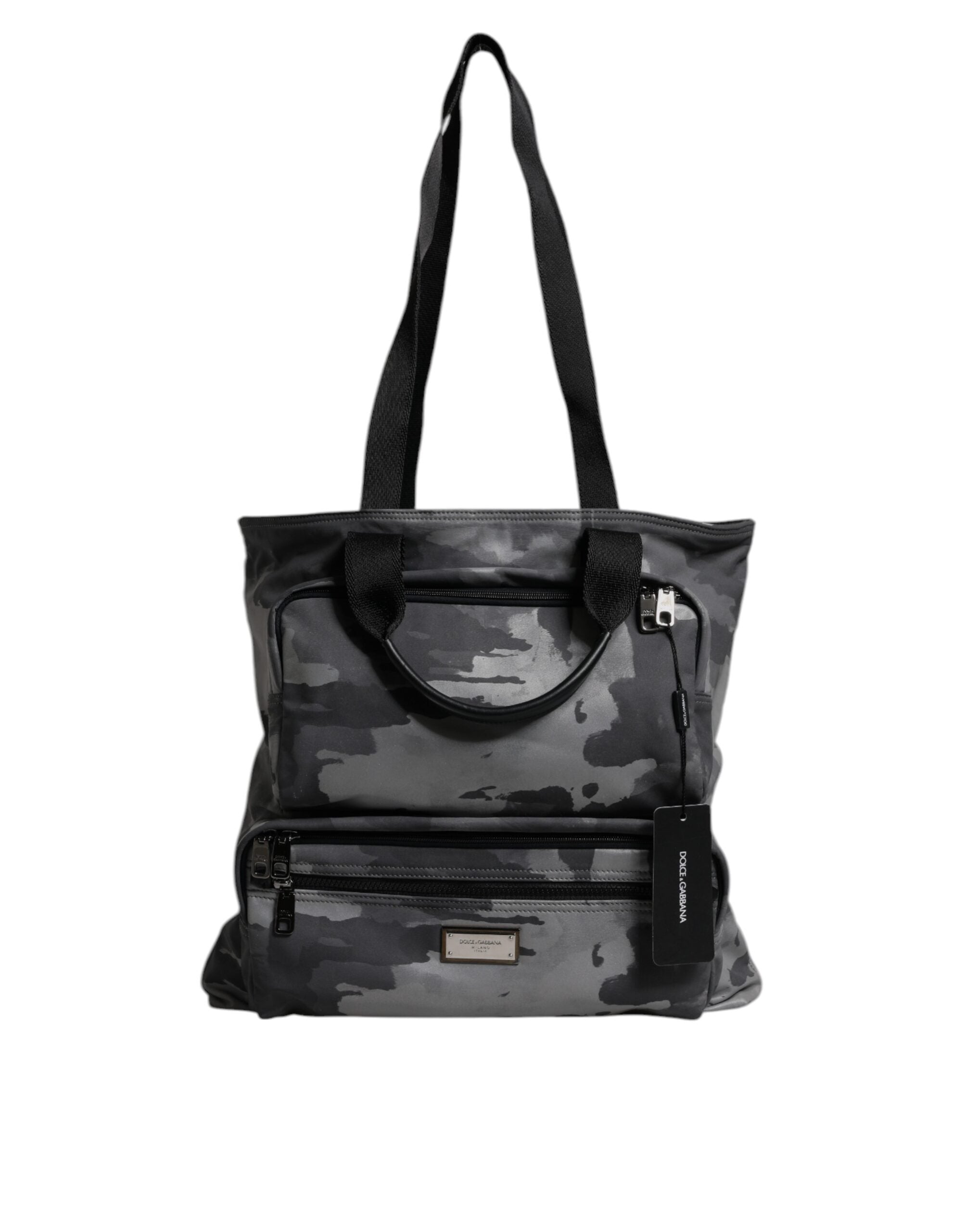 Dolce & Gabbana Black Camouflage Shoulder Strap Logo Plaque Bag -   -  Dolce & Gabbana. Dolce & Gabbana Black Camouflage Shoulder Strap Logo Plaque Bag -   -  Dolce & Gabbana.
