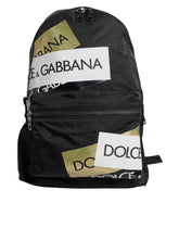 Dolce & Gabbana Black Logo Tape Polyamide School Travel Backpack Bag -   -  Dolce & Gabbana.