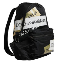 Dolce & Gabbana Black Logo Tape Polyamide School Travel Backpack Bag -   -  Dolce & Gabbana.