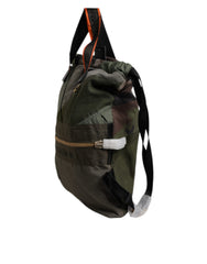 Dolce & Gabbana Military Green Patchwork Rucksack Backpack Bag -   -  Dolce & Gabbana.