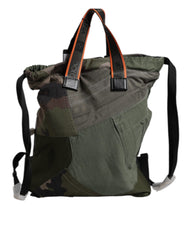 Dolce & Gabbana Military Green Patchwork Rucksack Backpack Bag -   -  Dolce & Gabbana.