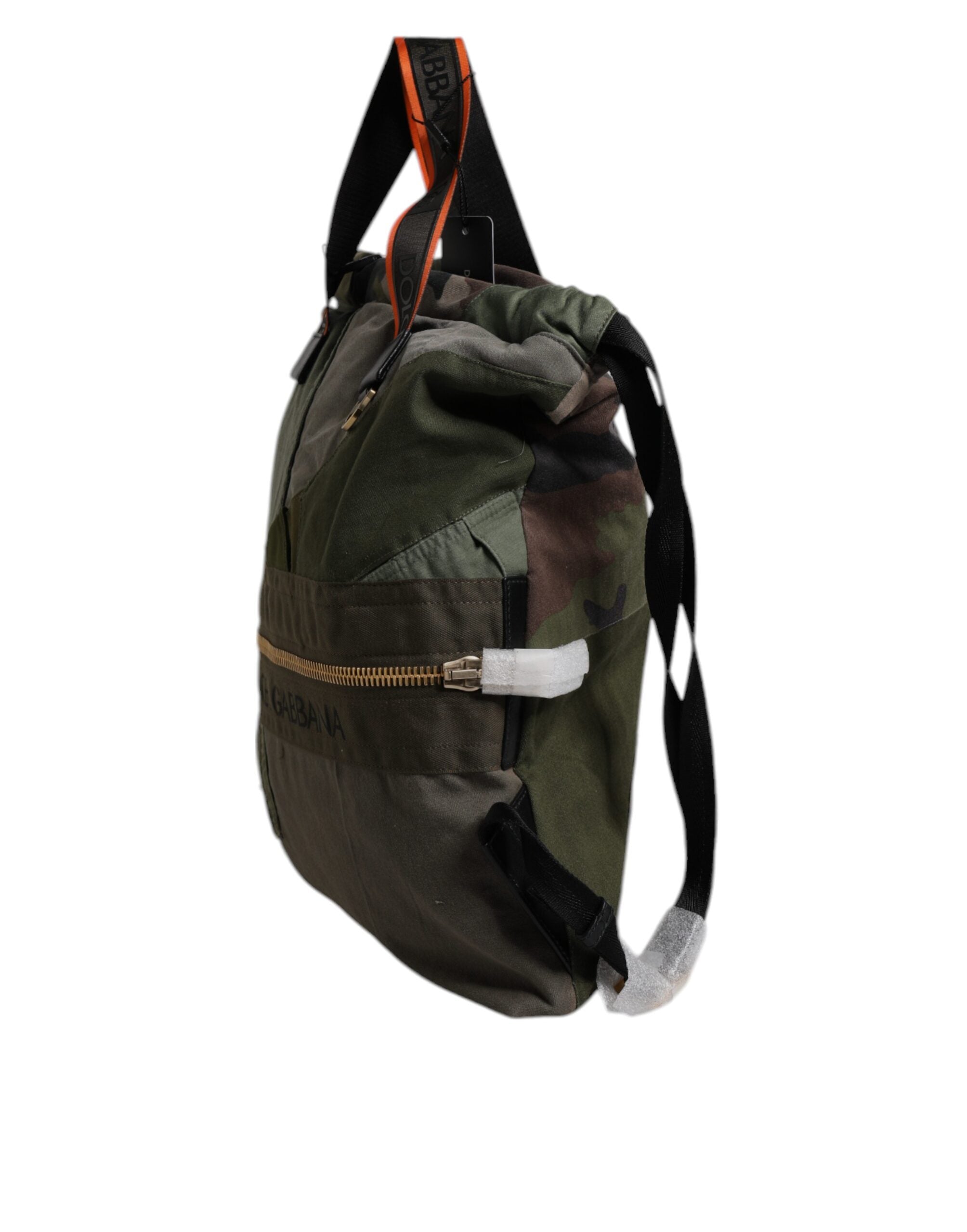 Dolce & Gabbana Military Green Patchwork Rucksack Backpack Bag -   -  Dolce & Gabbana. Dolce & Gabbana Military Green Patchwork Rucksack Backpack Bag -   -  Dolce & Gabbana.