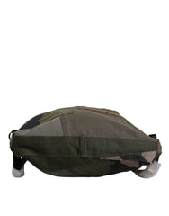 Dolce & Gabbana Military Green Patchwork Rucksack Backpack Bag -   -  Dolce & Gabbana.