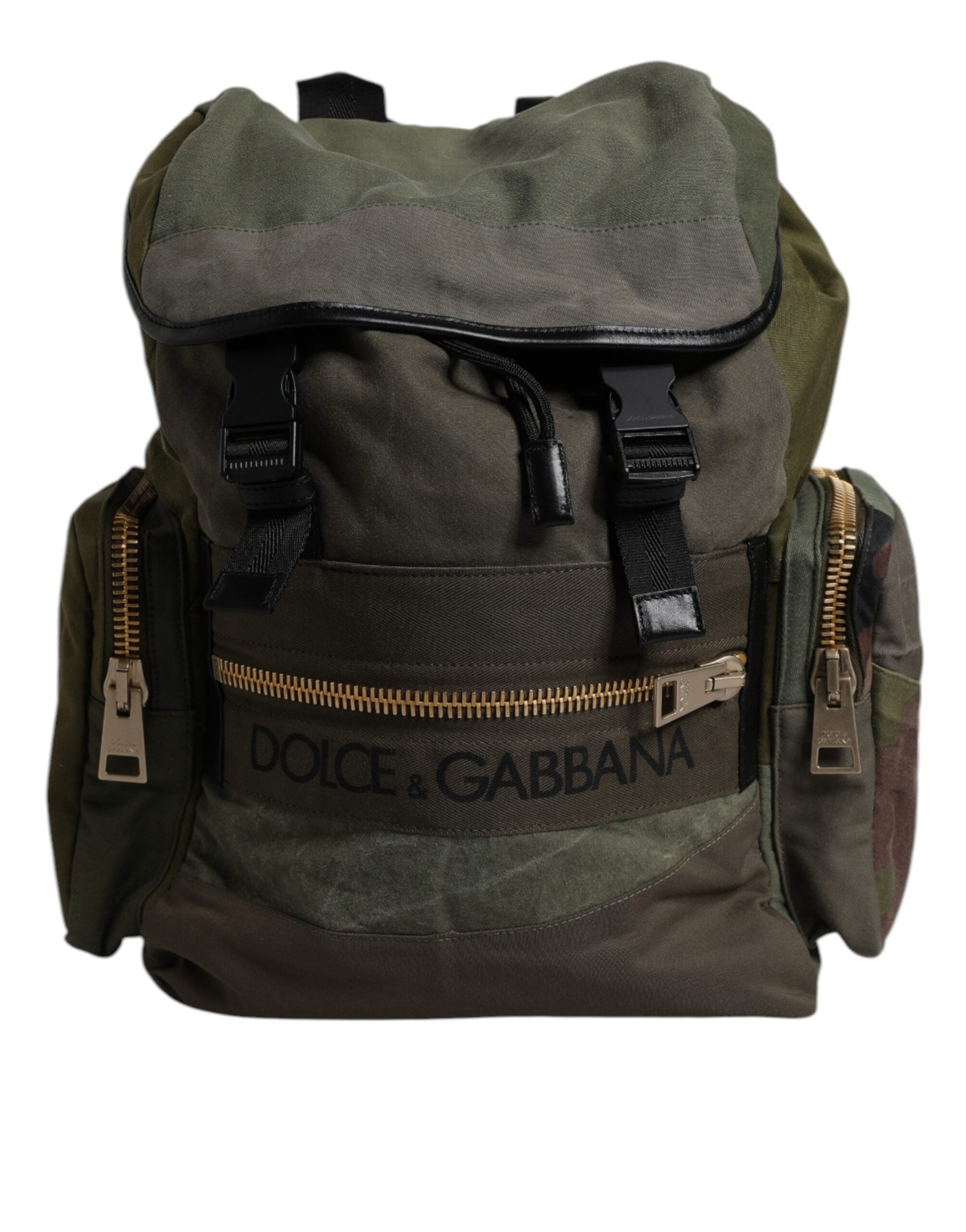 Dolce & Gabbana Military Green Patchwork School Backpack Bag -   -  Dolce & Gabbana. Dolce & Gabbana Military Green Patchwork School Backpack Bag -   -  Dolce & Gabbana.