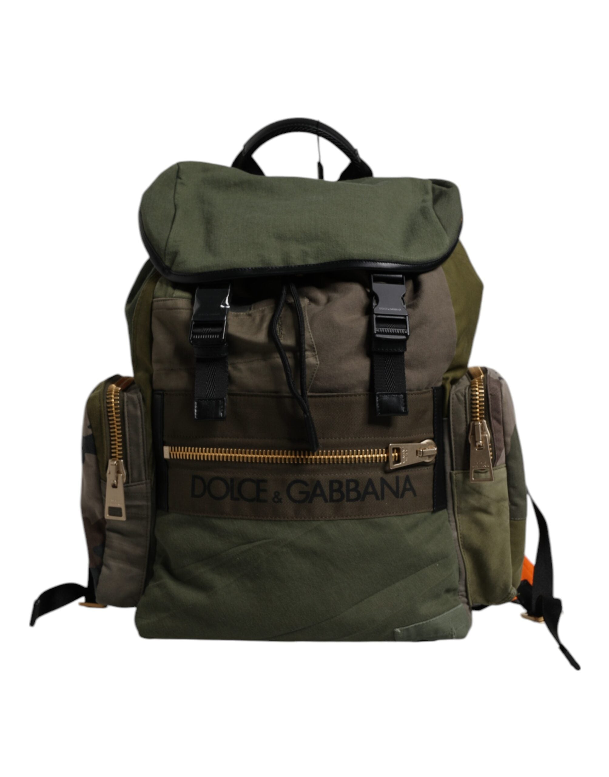 Dolce & Gabbana Military Green Patchwork Travel Backpack Bag -   -  Dolce & Gabbana. Dolce & Gabbana Military Green Patchwork Travel Backpack Bag -   -  Dolce & Gabbana.
