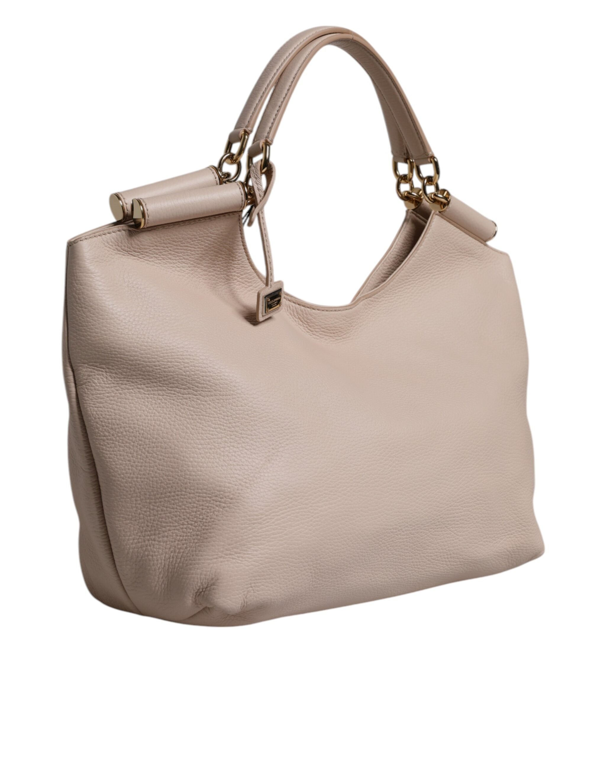 Dolce & Gabbana Light Pink Deer Leather Logo Plaque Tote Top Handle Bag -   -  Dolce & Gabbana. Dolce & Gabbana Light Pink Deer Leather Logo Plaque Tote Top Handle Bag -   -  Dolce & Gabbana.