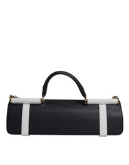 Dolce & Gabbana Blue White Calfskin Leather Crossbody Shoulder Bag -   -  Dolce & Gabbana.