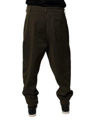 Dolce & Gabbana Dark Brown Cotton Jogger Cargo Pants -   -  Dolce & Gabbana.