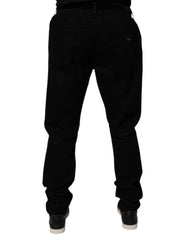 Dolce & Gabbana Black Cotton Stretch Slim Fit Denim Jeans -   -  Dolce & Gabbana.