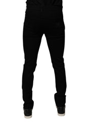 Dolce & Gabbana Black Sacred Heart Cotton Skinny Denim Jeans -   -  Dolce & Gabbana.