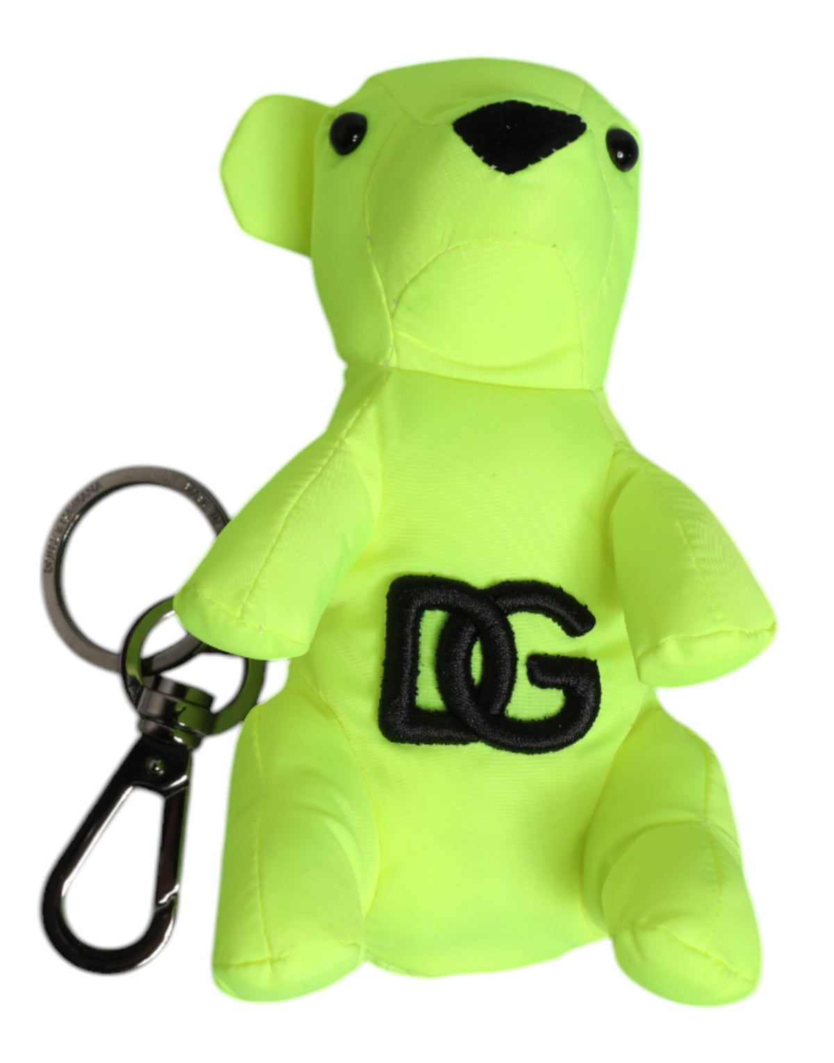 Dolce & Gabbana Green Bear Embroidered Logo Keychain Clasp Keyring -   -  Dolce & Gabbana.