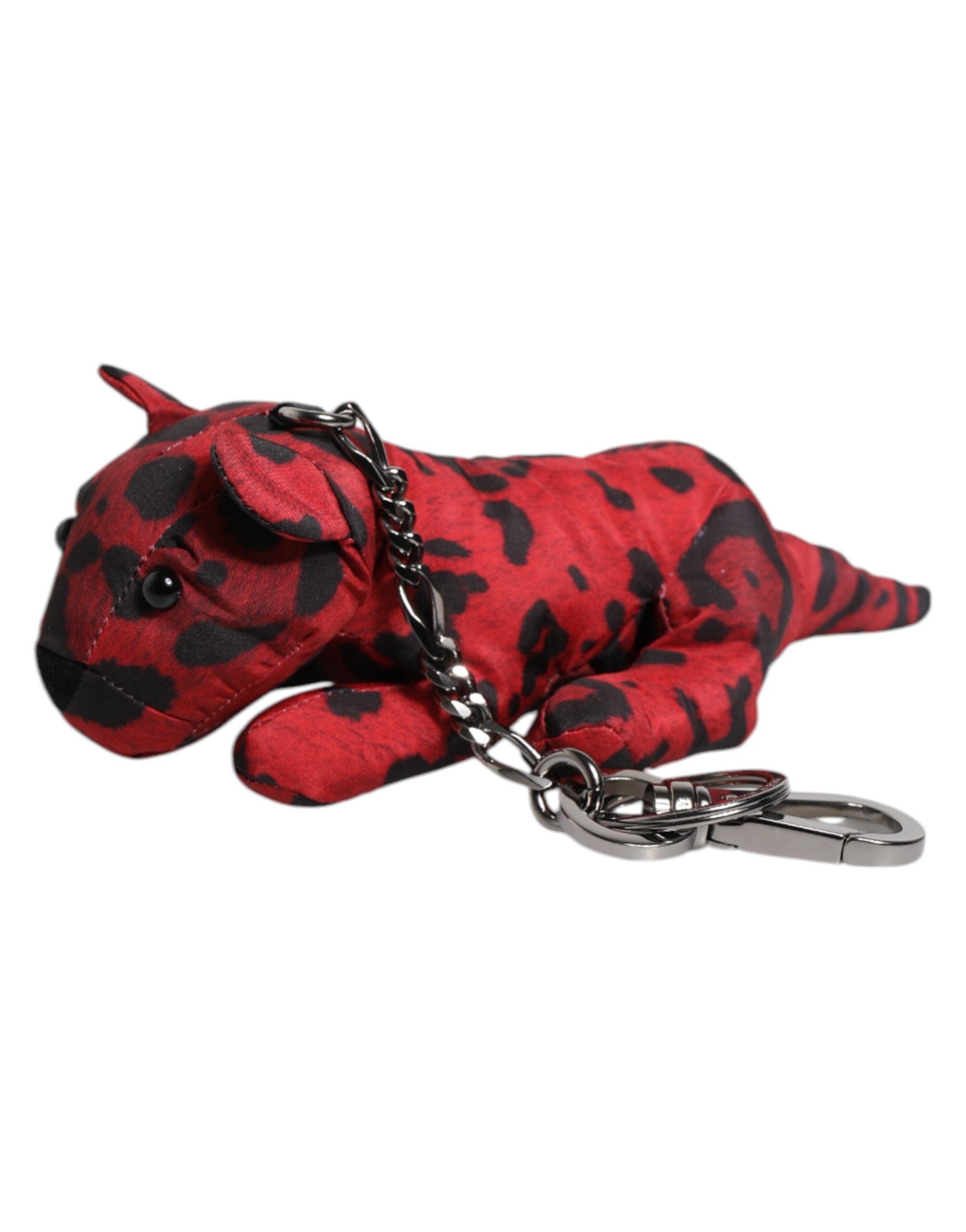 Dolce & Gabbana Red Black Polyester Animal Silhouette Keychain Keyring -   -  Dolce & Gabbana. Dolce & Gabbana Red Black Polyester Animal Silhouette Keychain Keyring -   -  Dolce & Gabbana.
