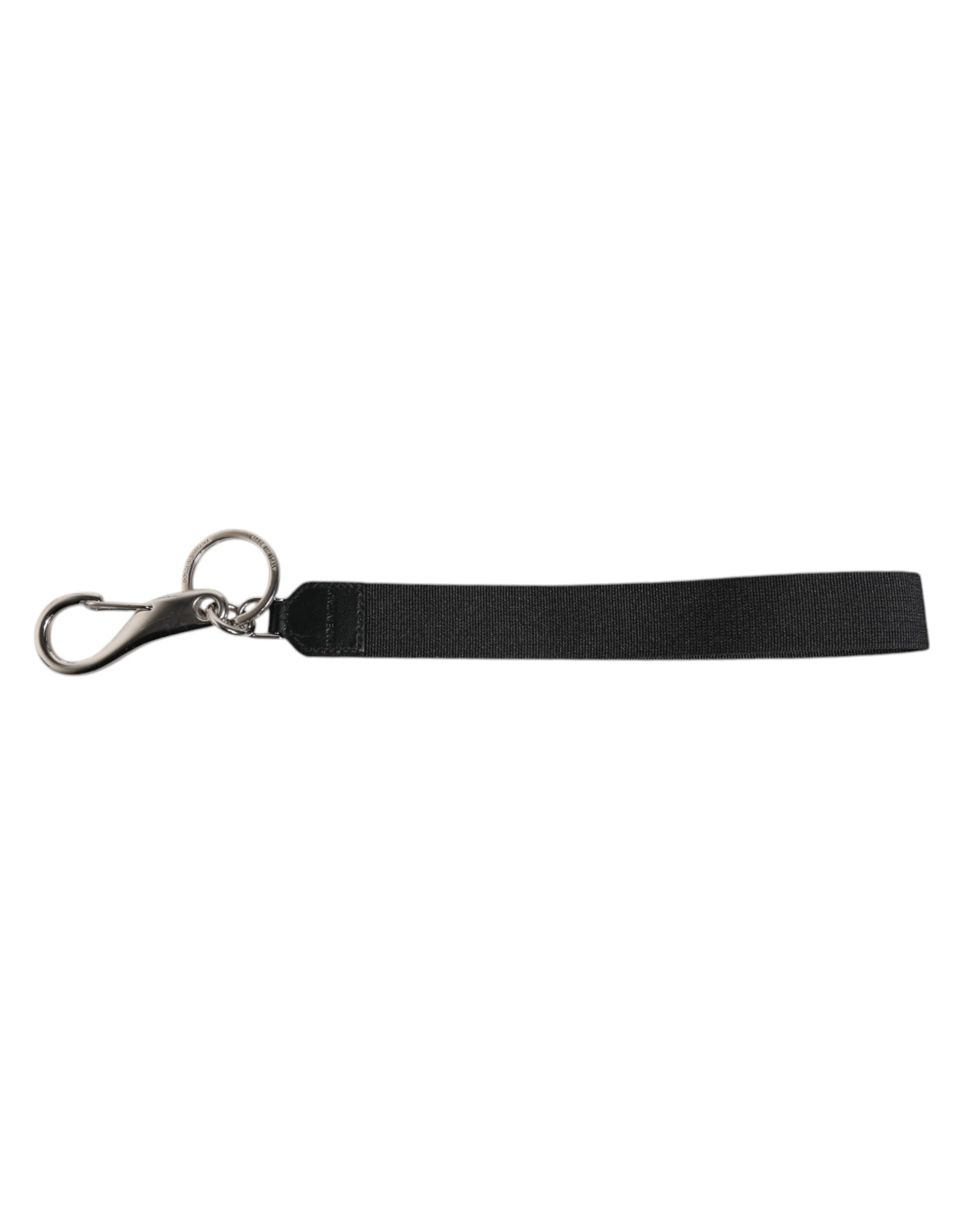 Dolce & Gabbana Black Nylon Logo DG Crown Men's Holder Keychain Keyring -   -  Dolce & Gabbana. Dolce & Gabbana Black Nylon Logo DG Crown Men's Holder Keychain Keyring -   -  Dolce & Gabbana.
