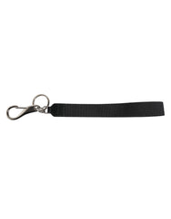 Dolce & Gabbana Black Nylon Logo DG Crown Men's Holder Keychain Keyring -   -  Dolce & Gabbana.