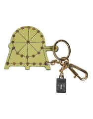 Dolce & Gabbana Multicolor Gold Tone Carretto Keychain Keyring -   -  Dolce & Gabbana.
