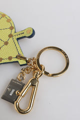 Dolce & Gabbana Multicolor Gold Tone Carretto Keychain Keyring -   -  Dolce & Gabbana.